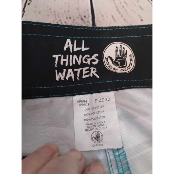 Body Glove Board Swim Shorts Men's Colorful Palm Print Size 32 - Picture 6 of 8